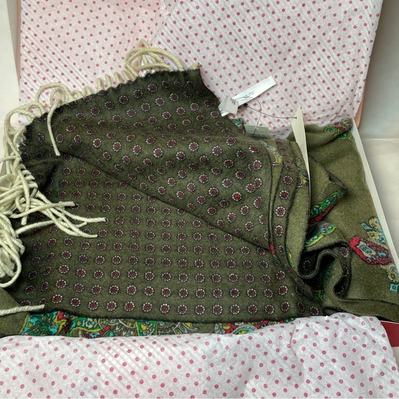 Talbots cashmere scarf warm NWT brand new winter fall autumn reversible - Picture 2 of 8